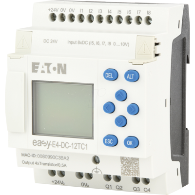 Módulo de control Eaton Easy-E4 - 8DI 4DO 24V DC Módulo de control Eaton Easy-E4 - 8DI 4DO 24V DC
