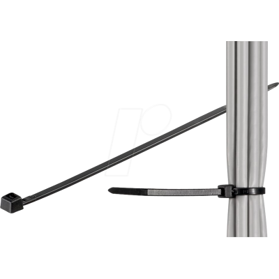 GOOBAY 17073 - Sujetacables 275x4,35 mm, resistente a la intemperie UV, negro GOOBAY 17073 - Sujetacables 275x4,35 mm, resistente a la intemperie UV, negro