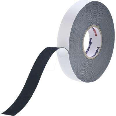 HellermannTyton HT 711-10401 - Cinta aislante, negra, 19 mm x 9,1 m HellermannTyton HT 711-10401 - Cinta aislante, negra, 19 mm x 9,1 m