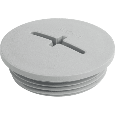 Tapón ciego M32x1,5 reforzado con fibra de vidrio - Cierre de caja Tapón ciego M32x1,5 reforzado con fibra de vidrio - Cierre de caja