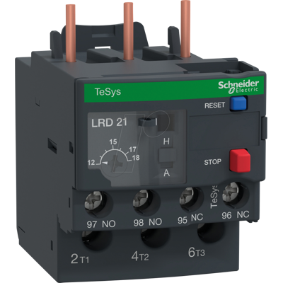 SCHNEIDER ELECTRIC LRD21 - Relé de protección del motor, TeSys LRD, 12,0 … 18, SCHNEIDER ELECTRIC LRD21 - Relé de protección del motor, TeSys LRD, 12,0 … 18,