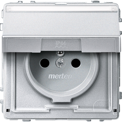 Merten MEG2612-7260 - Enchufe Schutzk. de aluminio - Enchufe eléctrico Merten MEG2612-7260 - Enchufe Schutzk. de aluminio - Enchufe eléctrico
