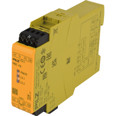 Relé de seguridad Pilz PNOZ e1p - Monitoreo de parada de emergencia Relé de seguridad Pilz PNOZ e1p - Monitoreo de parada de emergencia