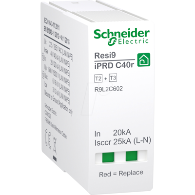 Schneider Electric R9L2C602 - Módulo de protección de repuesto - Descargador - 3P+N Schneider Electric R9L2C602 - Módulo de protección de repuesto - Descargador - 3P+N