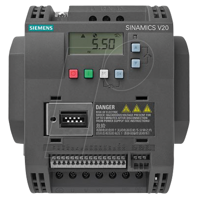 SIEMENS SINAMICS 175CV1 - SINAMICS V20, 3AC 400V 0,75KW FILTRO C3 SIEMENS SINAMICS 175CV1 - SINAMICS V20, 3AC 400V 0,75KW FILTRO C3