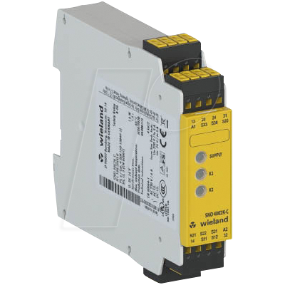 WIELAND SNO 4083KM-C 0,5 - Relé de seguridad 0.5s 24V AC/DC, SIL 3 - Relé de seguridad WIELAND SNO 4083KM-C 0,5 - Relé de seguridad 0.5s 24V AC/DC, SIL 3 - Relé de seguridad