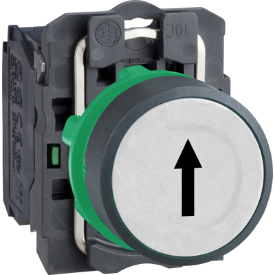 SCHNEIDER ELECTRIC XB5AA3341 - Pulsador, Harmony XB5, plástico, blanco, 22 mm, pulsante, SCHNEIDER ELECTRIC XB5AA3341 - Pulsador, Harmony XB5, plástico, blanco, 22 mm, pulsante,