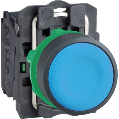 SCHNEIDER ELECTRIC XB5AA61 - Pulsadores, Ø 22 mm, azul, plástico, dispositivo completo SCHNEIDER ELECTRIC XB5AA61 - Pulsadores, Ø 22 mm, azul, plástico, dispositivo completo