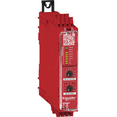 Schneider Electric XPSBAT12A1AC - Relé de seguridad - SIL 3, 2 salidas, 24V Schneider Electric XPSBAT12A1AC - Relé de seguridad - SIL 3, 2 salidas, 24V