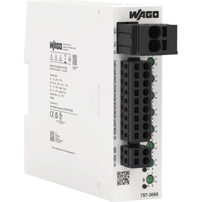 WAGO - 787-3668 - 8 canales - 24 V DC - Interruptor de protección electrónico WAGO - 787-3668 - 8 canales - 24 V DC - Interruptor de protección electrónico