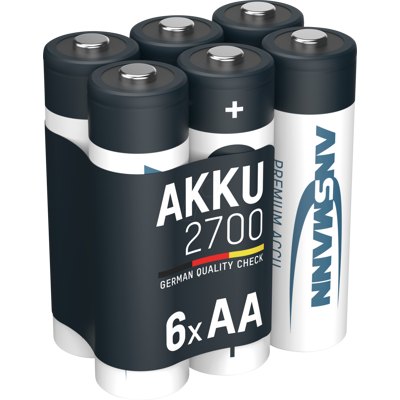 ANSMANN ANS 1322-0006510 - Batería recargable NiMH, AA (mignon), 2650 mAh, paquete d ANSMANN ANS 1322-0006510 - Batería recargable NiMH, AA (mignon), 2650 mAh, paquete d