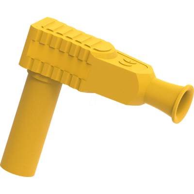 ELECTRO PJP PJP 1067-J - Conector angular, 4 mm, conexión roscada, amarillo ELECTRO PJP PJP 1067-J - Conector angular, 4 mm, conexión roscada, amarillo