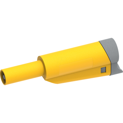 ELECTRO PJP PJP 1076-J - Conector macho tipo banana DIY, 4 mm, apilable, amarillo ELECTRO PJP PJP 1076-J - Conector macho tipo banana DIY, 4 mm, apilable, amarillo