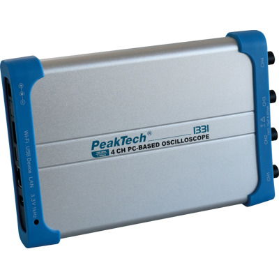 PEAKTECH 1331 - Osciloscopio USB, 100 MHz, 4 canales PEAKTECH 1331 - Osciloscopio USB, 100 MHz, 4 canales