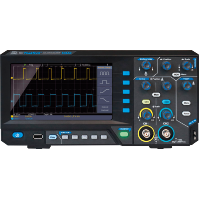 PEAKTECH 1403 - Osciloscopio de memoria digital, 50 MHz, 2 canales PEAKTECH 1403 - Osciloscopio de memoria digital, 50 MHz, 2 canales
