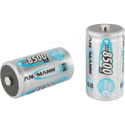 ANSMANN ANS 5035361 - Maxe, batería NiMH, D (mono), 8500 mAh, paquete de 1 ANSMANN ANS 5035361 - Maxe, batería NiMH, D (mono), 8500 mAh, paquete de 1