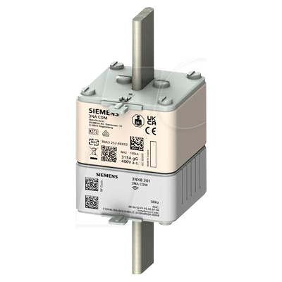 Siemens Modelo 3NA3244-4KK01 Fusible NH - 250A, 400V, gG Siemens Modelo 3NA3244-4KK01 Fusible NH - 250A, 400V, gG