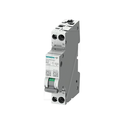 SIEMENS LS 6004 6MC - Interruptor automático, comunic., 1+N polos, 4 a,B SIEMENS LS 6004 6MC - Interruptor automático, comunic., 1+N polos, 4 a,B