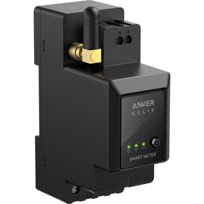 Medidor inteligente Anker Solix - Negro - Monitoreo y control de energía Medidor inteligente Anker Solix - Negro - Monitoreo y control de energía