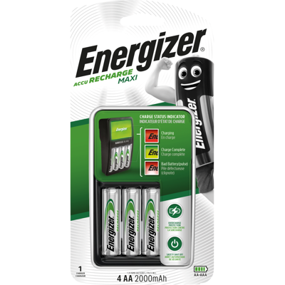 ENERGIZER MAXI - Cargador enchufable, NiCd, NiMH - MAXI ENERGIZER MAXI - Cargador enchufable, NiCd, NiMH - MAXI