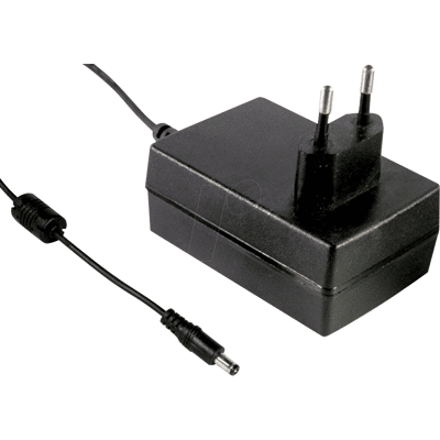 MEAN WELL MW GST18E24 - Fuente de alimentación enchufable, 18 W, 24 V, 0,75 A MEAN WELL MW GST18E24 - Fuente de alimentación enchufable, 18 W, 24 V, 0,75 A
