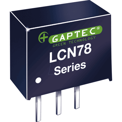 GAPTEC LCN78_05-0.5 - Convertidor CC/CC, 2,5 W, 5 V, 500 mA, TO-220 GAPTEC LCN78_05-0.5 - Convertidor CC/CC, 2,5 W, 5 V, 500 mA, TO-220