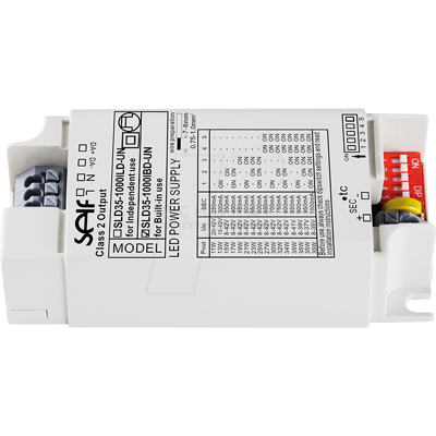 Transformador LED regulable Self Electronics SLD35-1000IBD-UN Transformador LED regulable Self Electronics SLD35-1000IBD-UN