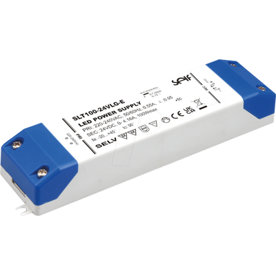 Transformador LED Self Electronics SLT100-24VLG-E - 100 W, 56 V, No regulable Transformador LED Self Electronics SLT100-24VLG-E - 100 W, 56 V, No regulable