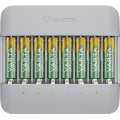 VARTA VAR ECO MULT AA - Aparato de carga de mesa, NiMH, LED, indicador, incl. 8 bater&ia VARTA VAR ECO MULT AA - Aparato de carga de mesa, NiMH, LED, indicador, incl. 8 bater&ia