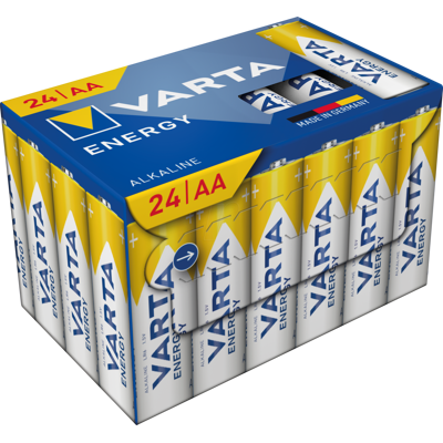 VARTA VAR EN AA 24X - Enegry, Batería alcalina, AA (Mignon), Paquete de 24 VARTA VAR EN AA 24X - Enegry, Batería alcalina, AA (Mignon), Paquete de 24