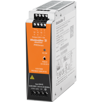 Fuente de alimentación PRO MAX 24V 5A - Alimentador Fuente de alimentación PRO MAX 24V 5A - Alimentador