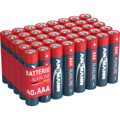 ANSMANN ANS 1521-0015 - Batería alcalina, AAA (Micro), Paquete de 40 ANSMANN ANS 1521-0015 - Batería alcalina, AAA (Micro), Paquete de 40