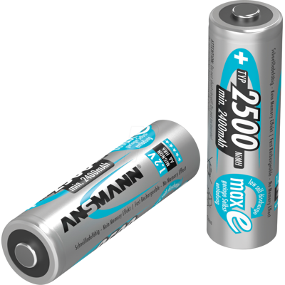 ANSMANN ANS 5035431 - Maxe, batería NiMH, AA (Mignon), 2500 mAh, paquete de 1 ANSMANN ANS 5035431 - Maxe, batería NiMH, AA (Mignon), 2500 mAh, paquete de 1