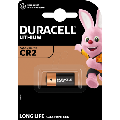 DURACELL DURA CR21 - Ultra, pila de litio, CR2, paquete de 1 DURACELL DURA CR21 - Ultra, pila de litio, CR2, paquete de 1