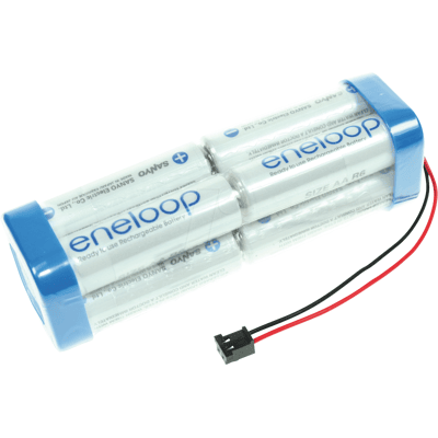 Paquete de Baterías eneloop F2x2x2 AA - Recargable, 9.6V 2000mAh Paquete de Baterías eneloop F2x2x2 AA - Recargable, 9.6V 2000mAh