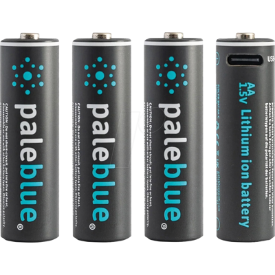 PALEBLUE PABU 4X AA USB - Batería de Iones de Litio, AA (Mignon), 1,5 V, 1700 mAh, PALEBLUE PABU 4X AA USB - Batería de Iones de Litio, AA (Mignon), 1,5 V, 1700 mAh,