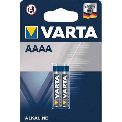 VARTA VAR AL MINI - Professional, pila alcalina, AAAA (Mini), paquete de 2 VARTA VAR AL MINI - Professional, pila alcalina, AAAA (Mini), paquete de 2