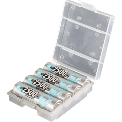 ANSMANN AKKUBOX 130 - Caja de pilas para 4 pilas Mignon/Micro ANSMANN AKKUBOX 130 - Caja de pilas para 4 pilas Mignon/Micro