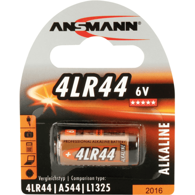 ANSMANN ANS 1510-0009 - Pila alcalina, 4LR44, paquete de 1 ANSMANN ANS 1510-0009 - Pila alcalina, 4LR44, paquete de 1