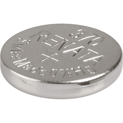 RENATA 370 - Celda de botón de óxido de plata, 370, 40 mAh, 9,5 RENATA 370 - Celda de botón de óxido de plata, 370, 40 mAh, 9,5
