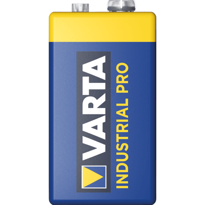 VARTA VAR IND1 9V - Industrial PRO, pila alcalina, bloque de 9 V, paquete de 1 VARTA VAR IND1 9V - Industrial PRO, pila alcalina, bloque de 9 V, paquete de 1