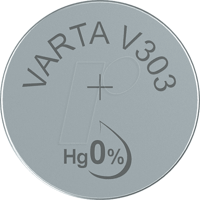 Batería de óxido de plata Varta V303 - Uso único Batería de óxido de plata Varta V303 - Uso único