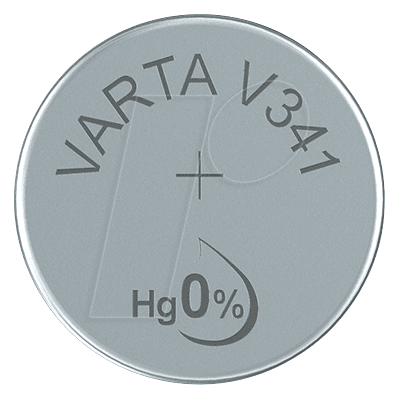 Batería de reloj de plata Varta V341 - 1.55V 11mAh Batería de reloj de plata Varta V341 - 1.55V 11mAh