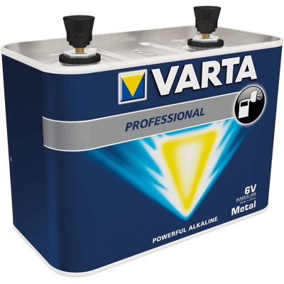 VARTA VAR 4LR25 - Batería interna de 6 V, 33,0 Ah, carcasa metálica VARTA VAR 4LR25 - Batería interna de 6 V, 33,0 Ah, carcasa metálica