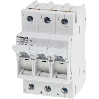 Interruptor Siemens Modelo 5SG7631-0KK06 Minized 6A 400V - Interruptores Interruptor Siemens Modelo 5SG7631-0KK06 Minized 6A 400V - Interruptores