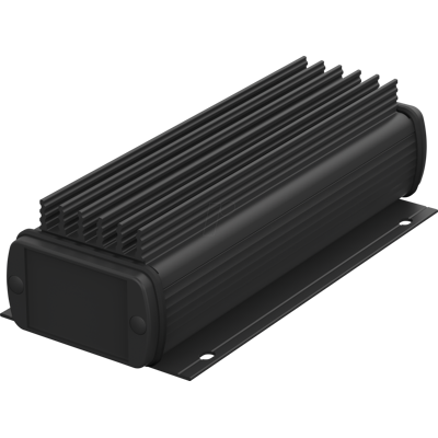 Bopla Caja de perfil de aluminio - 180x80x50 - Negro RAL 9005 - Disipación de calor Bopla Caja de perfil de aluminio - 180x80x50 - Negro RAL 9005 - Disipación de calor