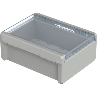 BOPLA B 233012 PCG7035 - Bocube, 239x300x120 mm, compatible con exteriores, IP68 BOPLA B 233012 PCG7035 - Bocube, 239x300x120 mm, compatible con exteriores, IP68