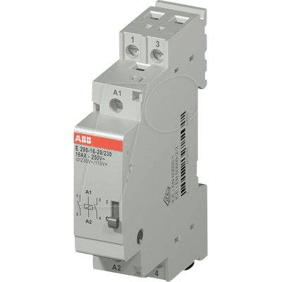 ABB E290-16-20 - Interruptor de descarga de corriente, 2 polos, 2 contactos NA ABB E290-16-20 - Interruptor de descarga de corriente, 2 polos, 2 contactos NA