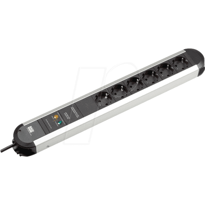 BACHMANN BACH 331.006 - Power strip, 6 x Type F - CEE 7/3, black BACHMANN BACH 331.006 - Power strip, 6 x Type F - CEE 7/3, black