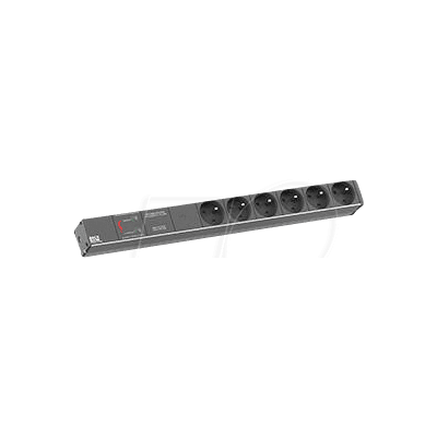 Regleta de 6 enchufes Bachmann - Protección contra sobretensiones Regleta de 6 enchufes Bachmann - Protección contra sobretensiones